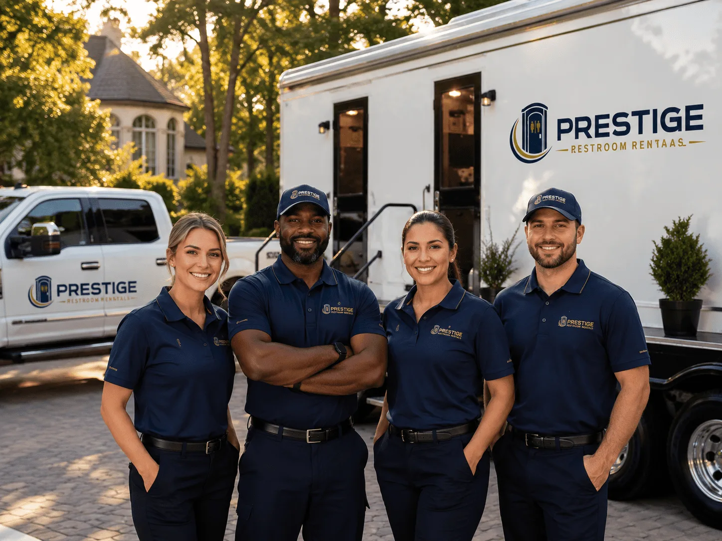 Trusted Luxury Portable Restrooms company in Larsen, WI